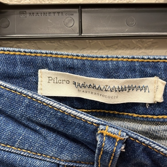 Anthropologie Pilcro Jean Shorts Mid Rise Slim Size 28 - Picture 7 of 8
